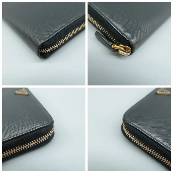 100% Authentic Prada Black Leather Wallet - Picture 6 of 12